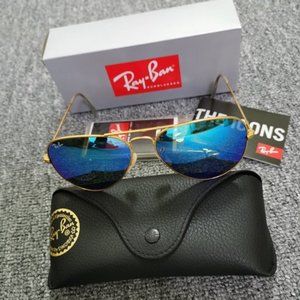 Ray-Ban Sunglasses RB3025 Blue/Gold 58 mm